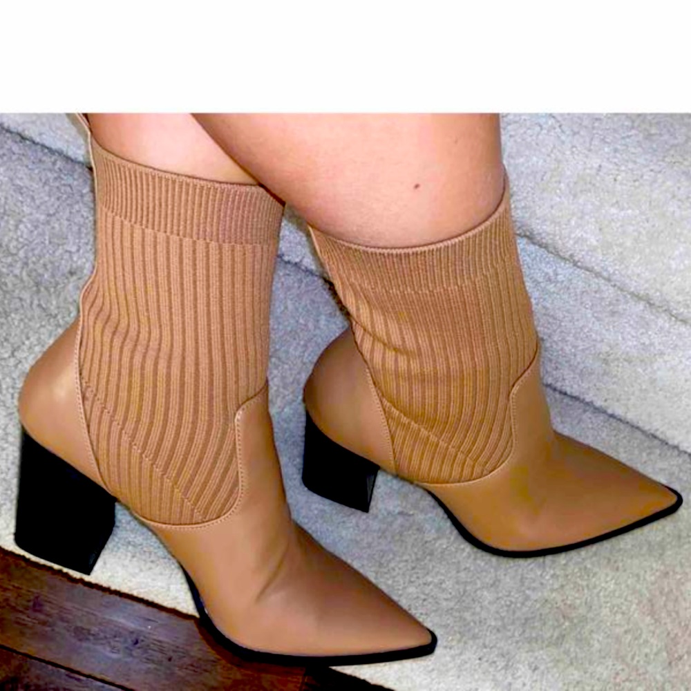 Open Edit Rafael Pointed Toe Bootie